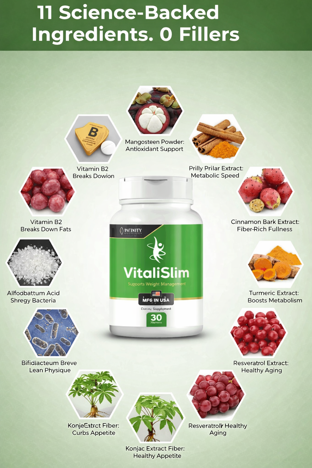 VitaliSlim natural ingredients